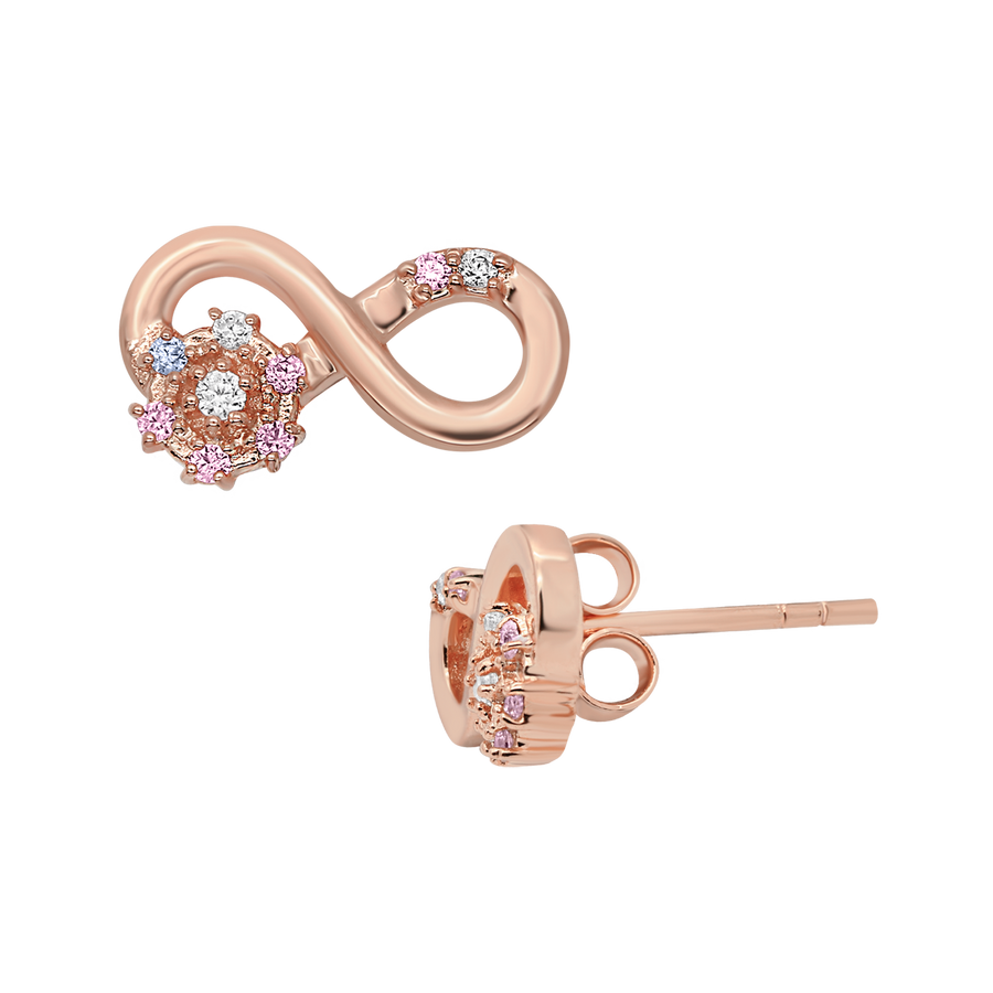 Infinity Flower Earring