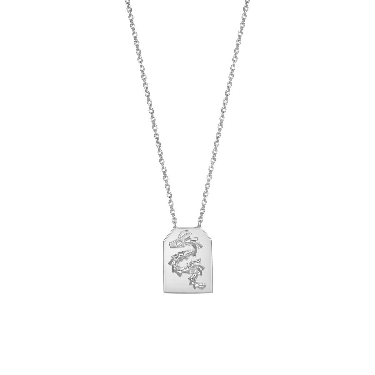 Dragon Omamori Necklace, necklace in 18K gold-plated silver by A.CEMI