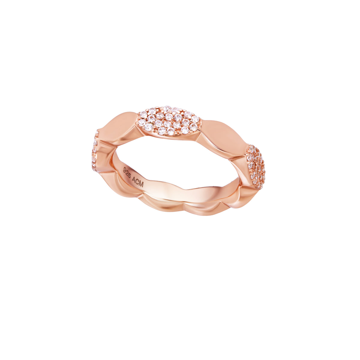 Almond Ring — ring in 18K gold-plated silver by A.CEMI