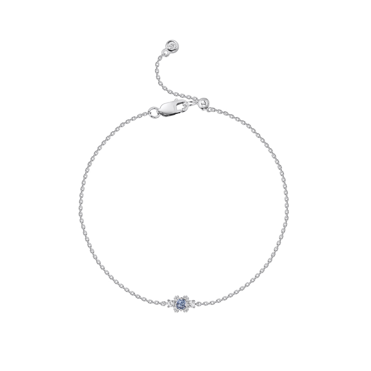 Blue Topaz Nova Bracelet — bracelet in 18K gold-plated silver by A.CEMI