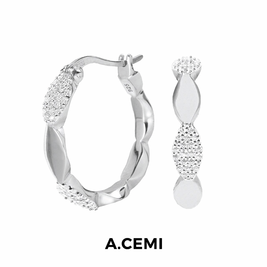 A.CEMI Almond Hoop Small