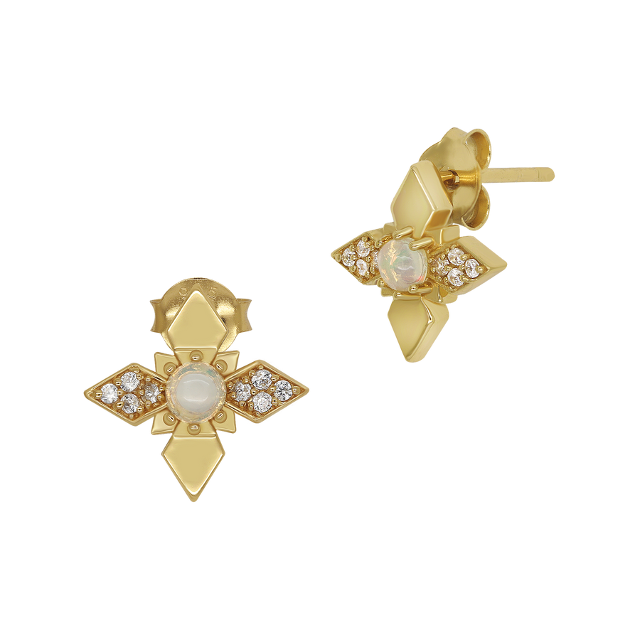 Opal Kinmokusei Flower Earring