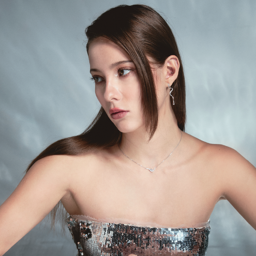 Melty Morganite Necklace