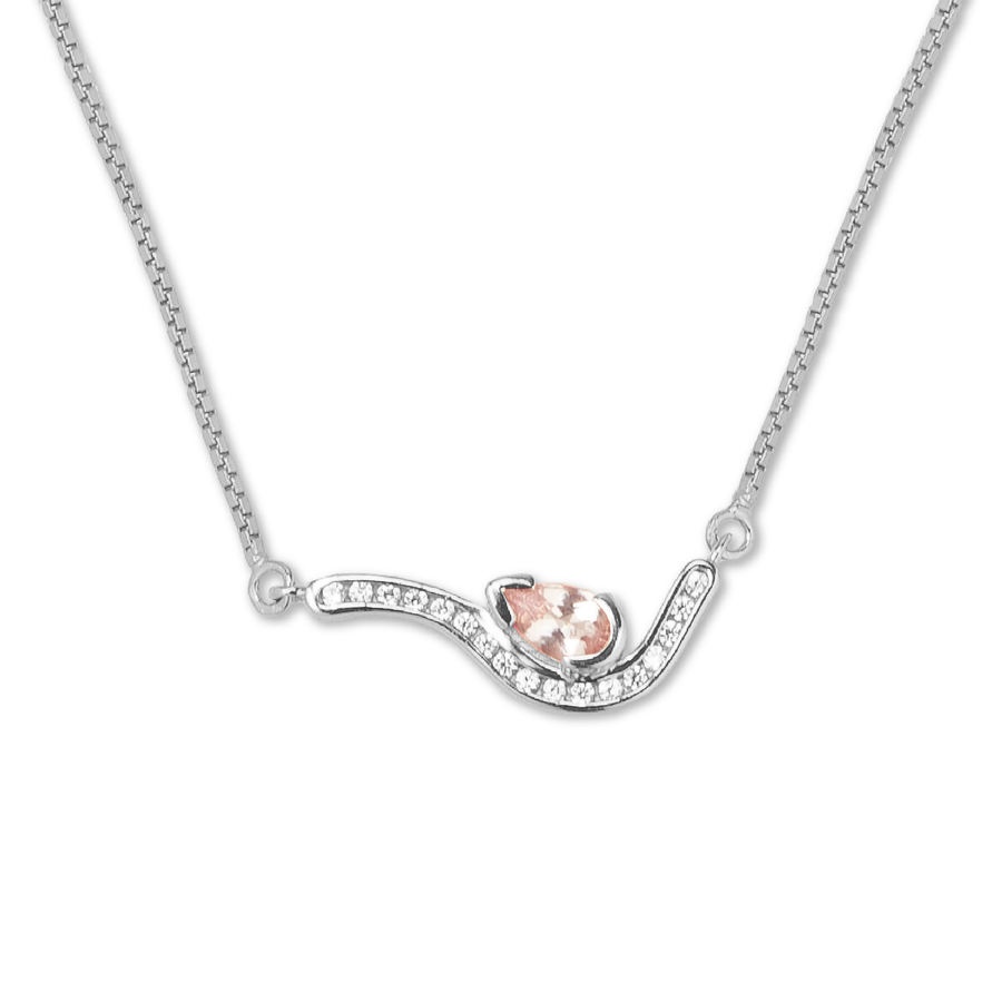 Melty Morganite Necklace