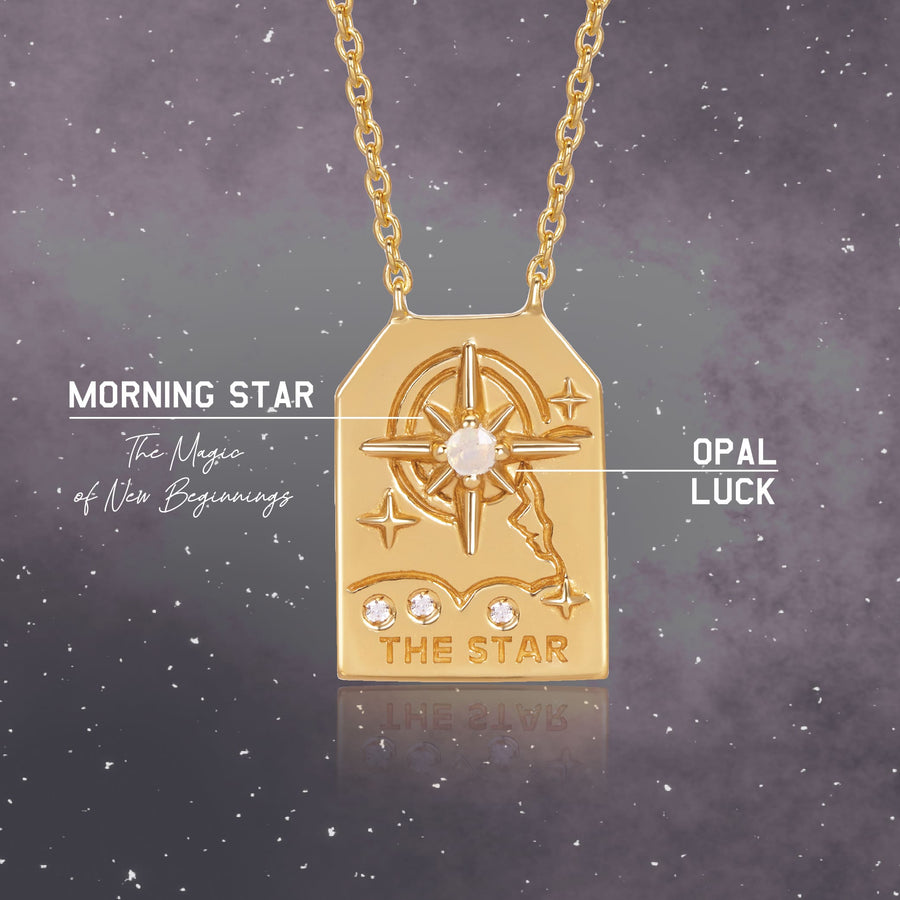 The Star Dream Opal Tarot Necklace