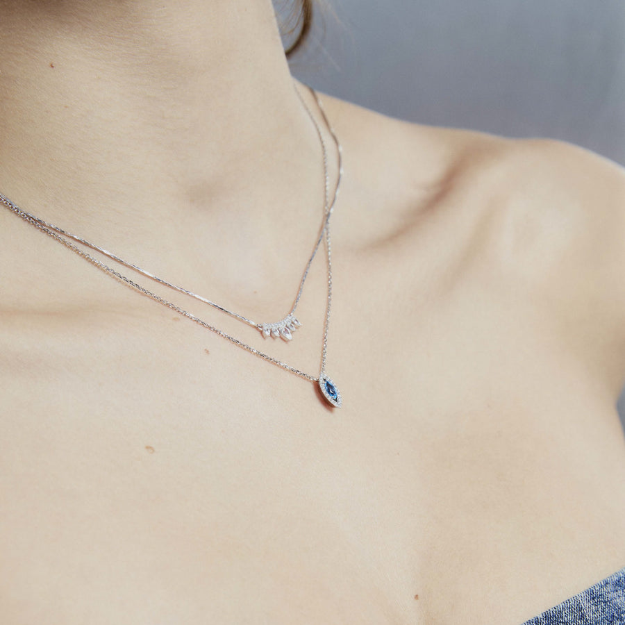 Marquise crown Necklace