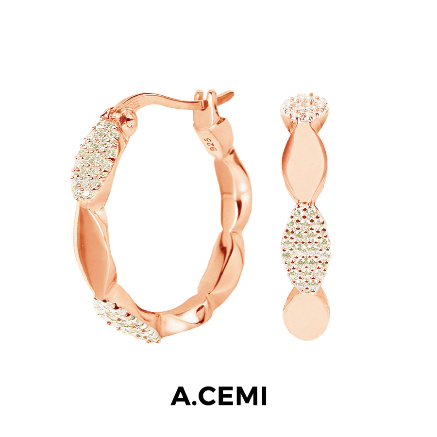 A.CEMI Almond Hoop Small