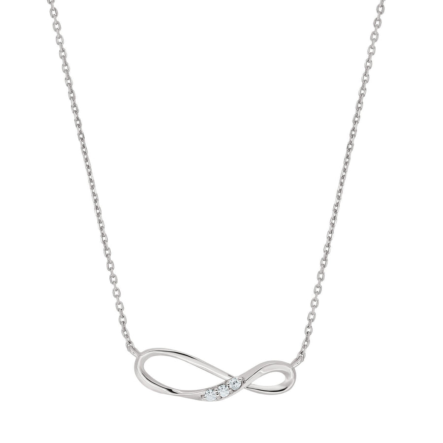 Infinity Ribbon Necklace