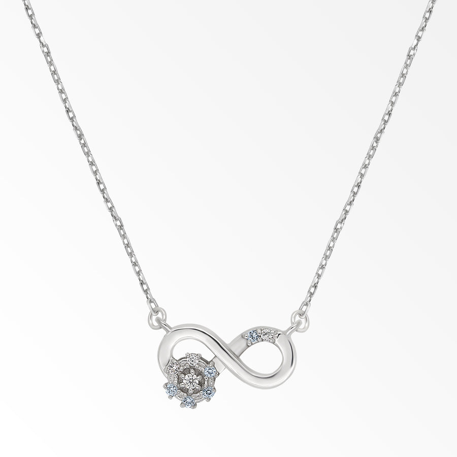Infinity Flower Necklace