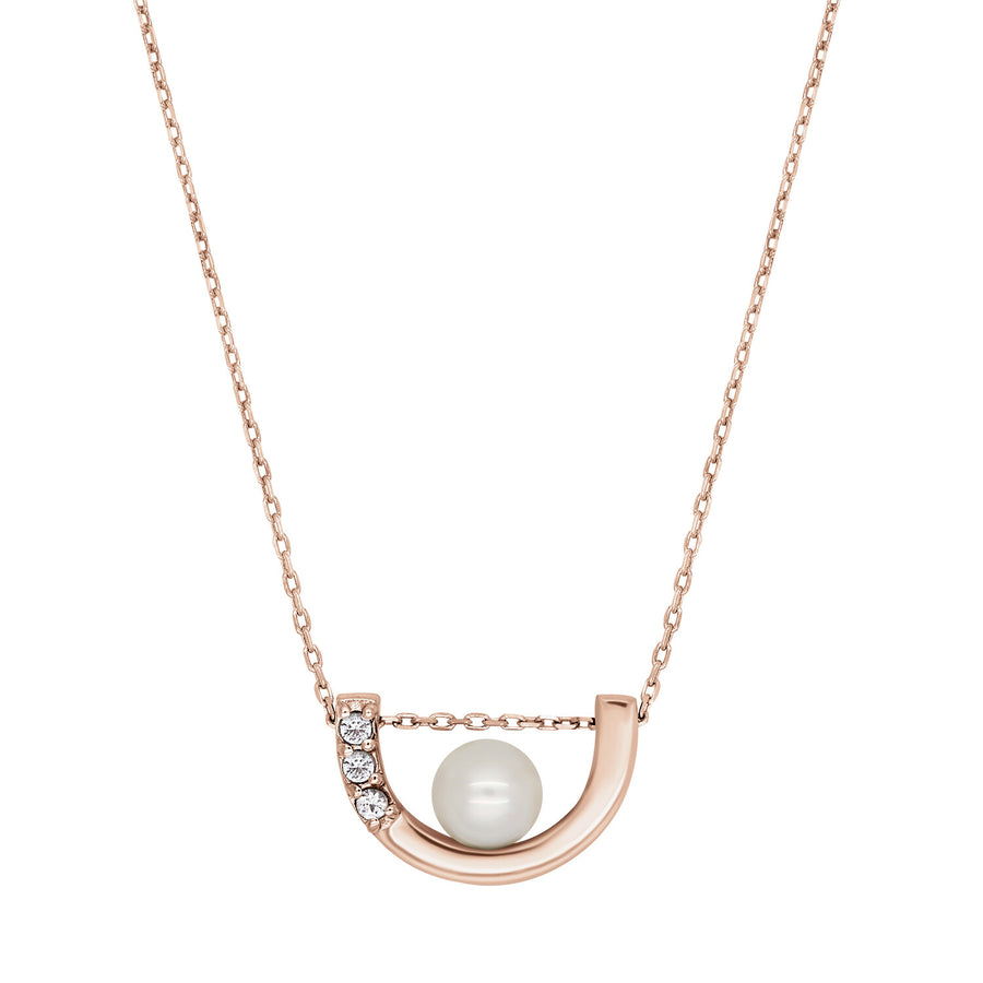U-Shaped Pearl Necklace